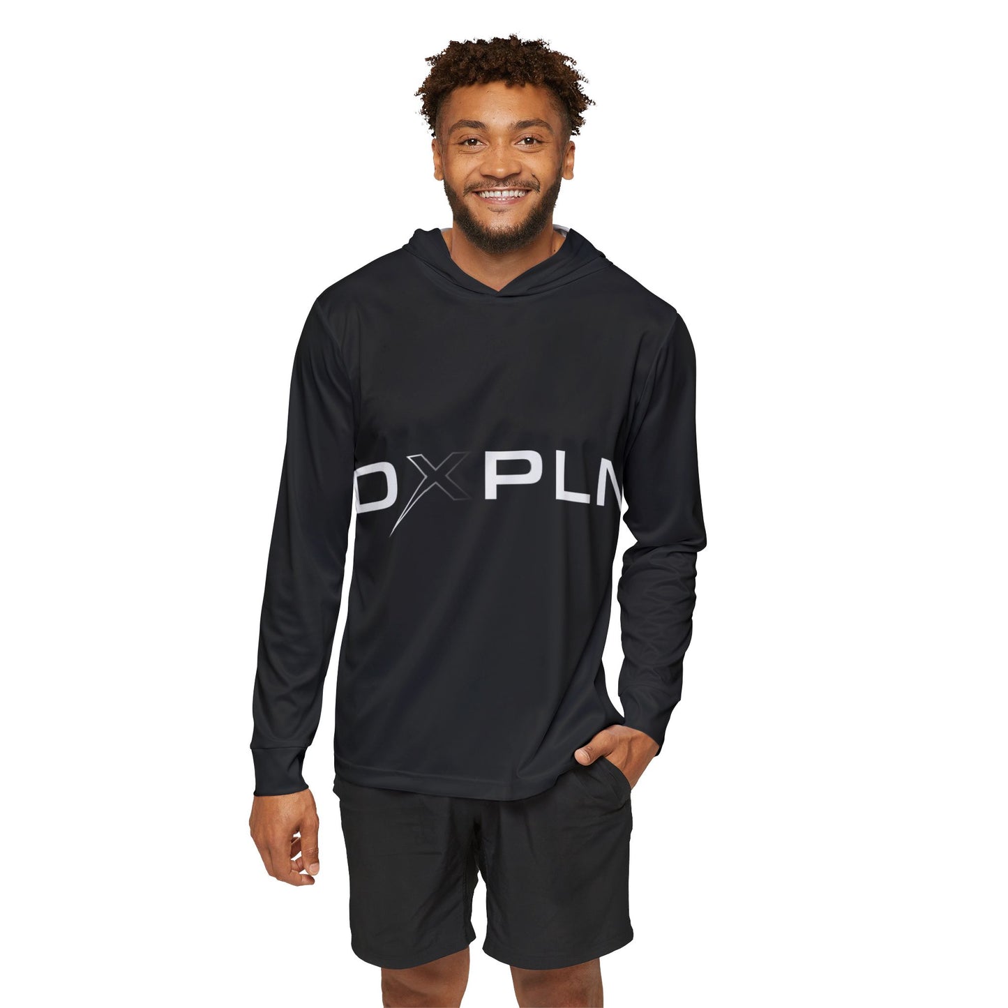 Men's Warmup Hoodie - Black DXPLN Design